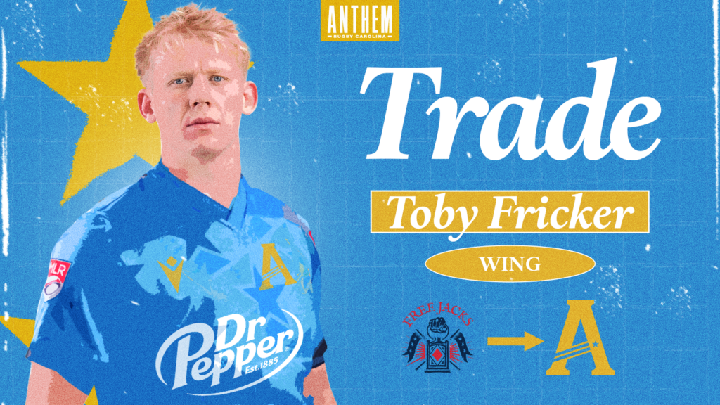 Toby Fricker acquired by Anthem RC